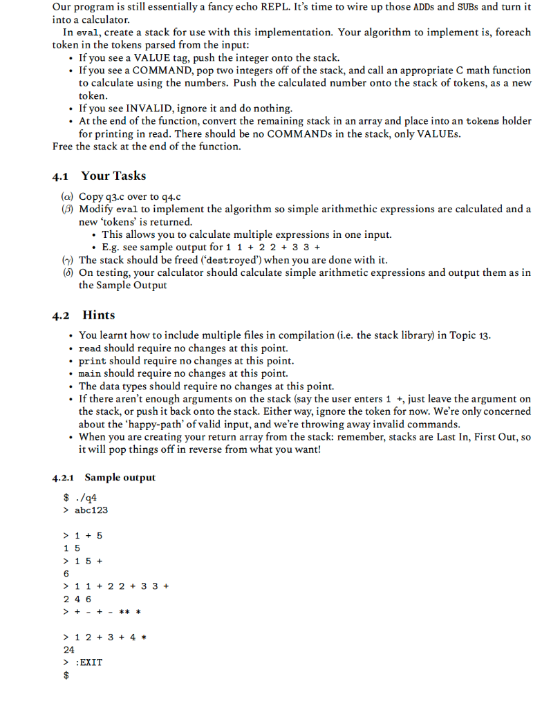 NEED THIS CODED IN JAVA STACK.C: #include | Chegg.com