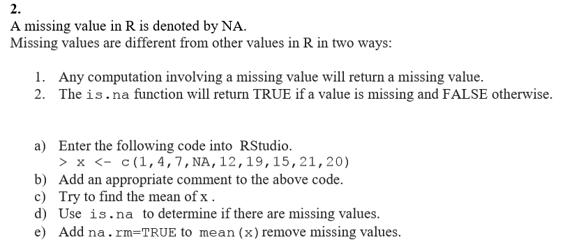 missing value assignment in r