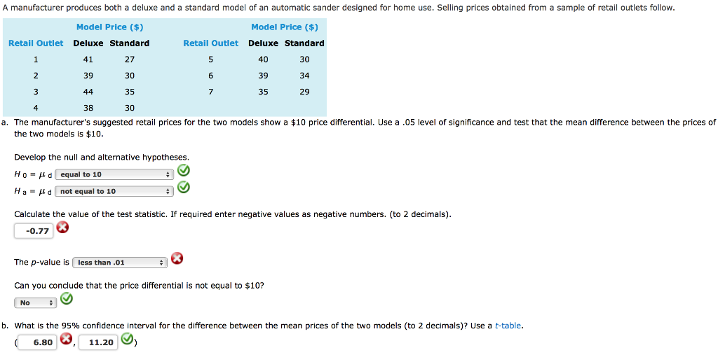 Solved A manufacturer produces both a deluxe and a standard