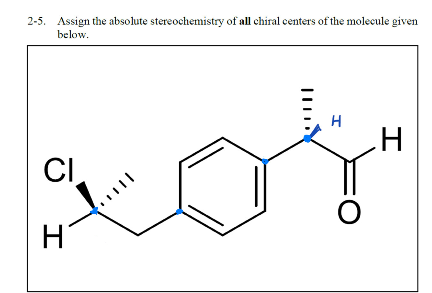 Solved 2-5. ﻿Assign the absolute stereochemistry of all | Chegg.com
