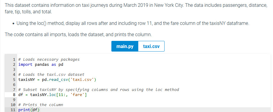 Solved This dataset contains information on taxi journeys | Chegg.com