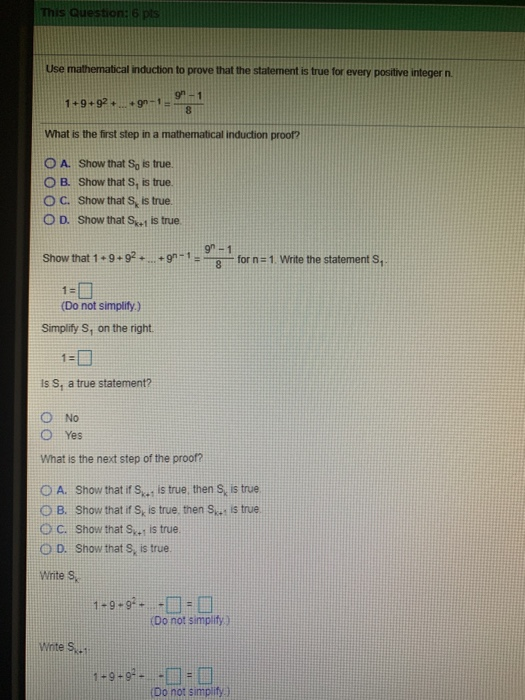 Solved Use Mathematical Induction To Prove That The | Chegg.com