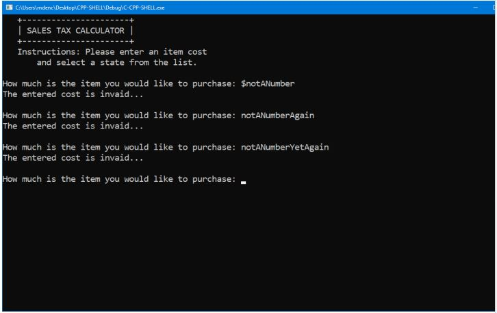 Solved Write a program that calculates sales tax for an item | Chegg.com
