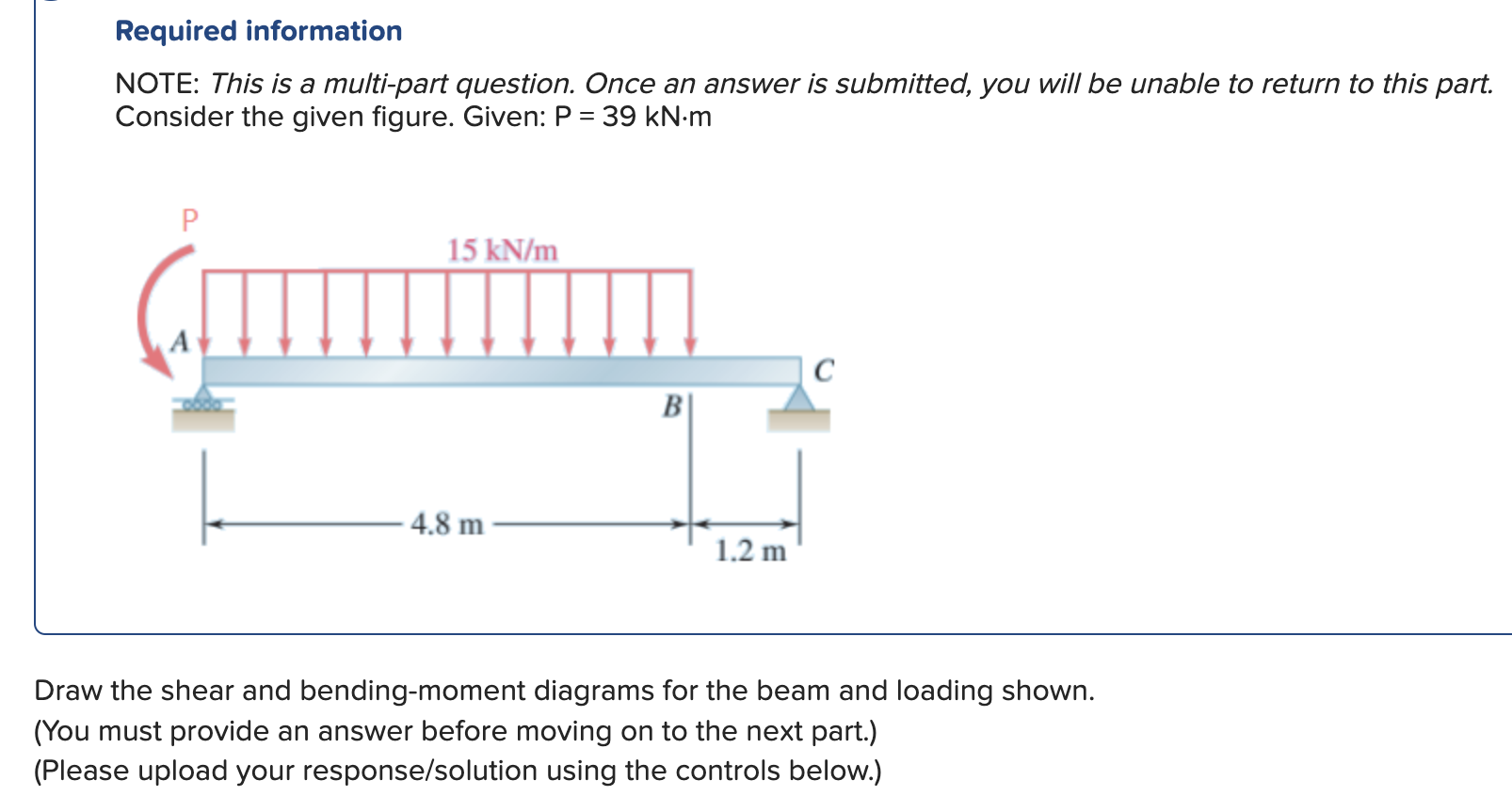 Solved Required information NOTE: This is a multi-part | Chegg.com