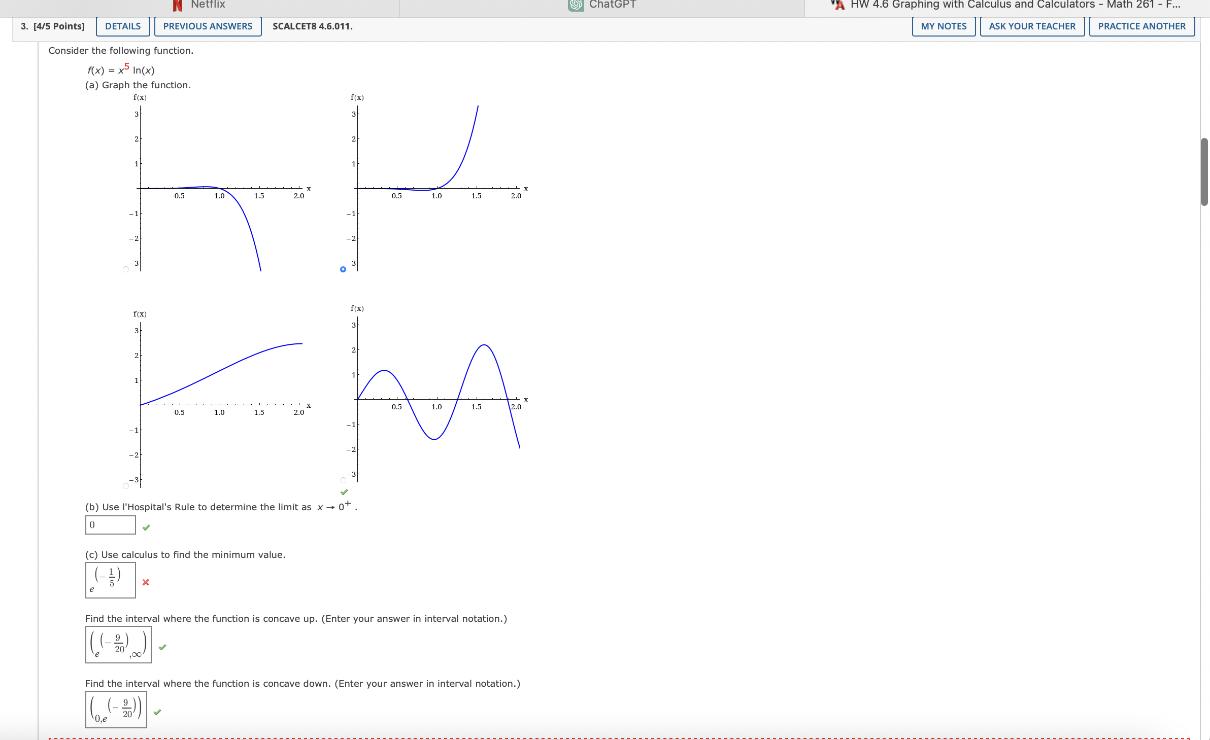 solved-consider-the-following-function-f-x-x5ln-x-a-chegg