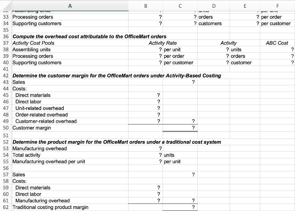 Solved Download the Applying Excel form and enter formulas | Chegg.com