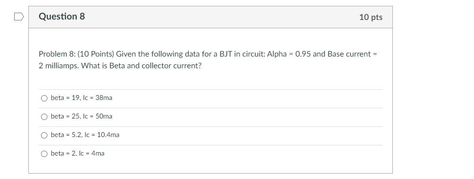 Solved Question 8 10 Pts Problem 8: (10 Points) Given The | Chegg.com