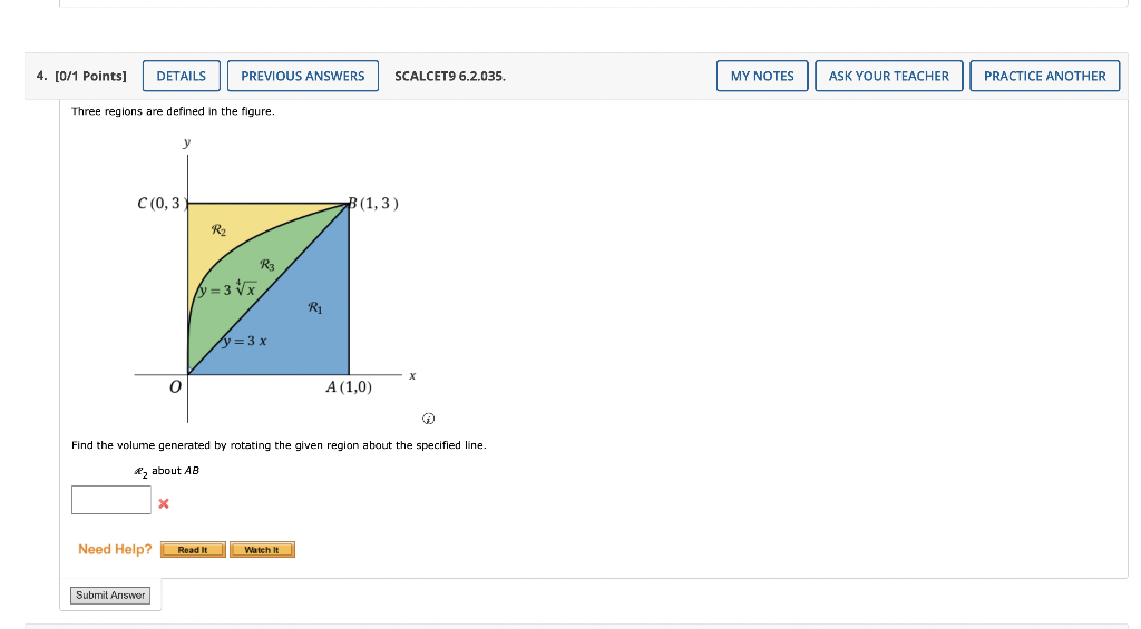 Solved The x y coordinate plane is given. A rectangle