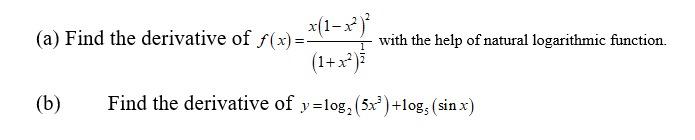 derivative of x x 2 1