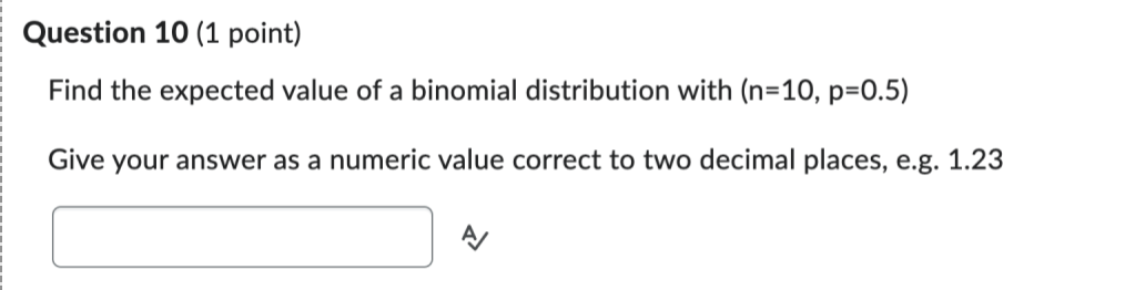 Solved find the expected value of a binomial distribution | Chegg.com