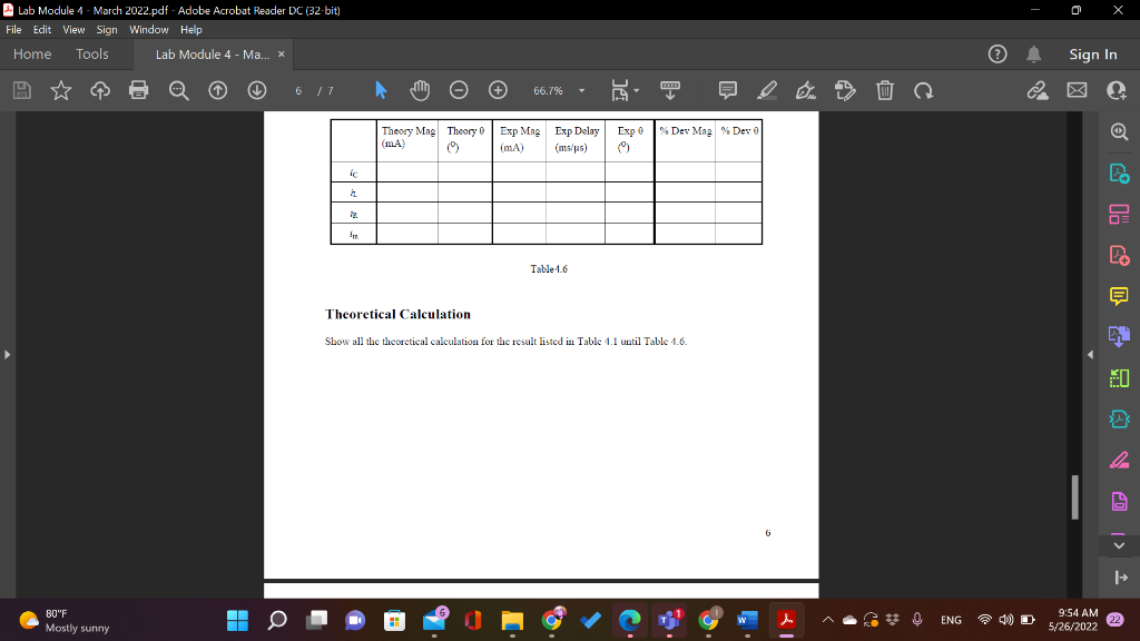 Solved Lab Module 4 - March 2022.pdf - Adobe Acrobat Reader | Chegg.com