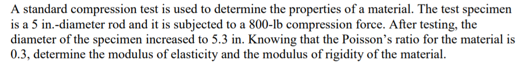 Solved A standard compression test is used to determine the | Chegg.com