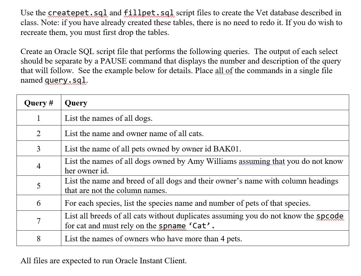 Solved 1. THIS IS A QUESTION FROM MY DATABASE | Chegg.com