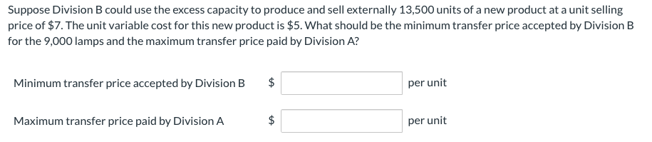 Solved Flounder Inc. Has Two Divisions. Division A Makes And 