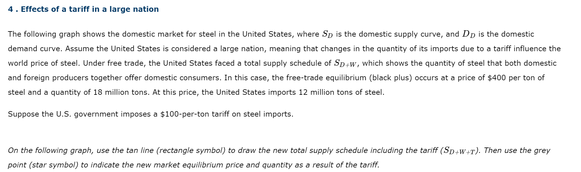 solved-4-effects-of-a-tariff-in-a-large-nation-the-chegg