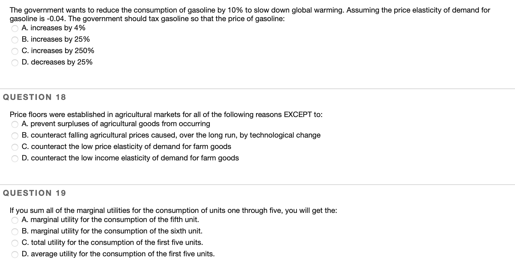 Solved The Government Wants To Reduce The Consumption Of | Chegg.com