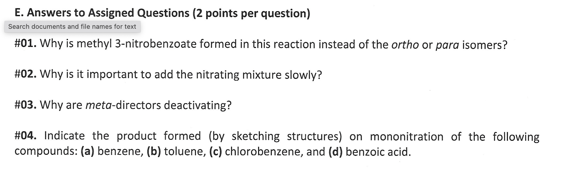 Solved Friends These Are My Ochem Ii Lab Questions But I Am Chegg Com