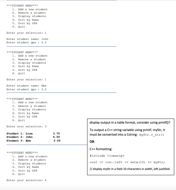 Solved Implement the following hierarchy of classes: Student | Chegg.com