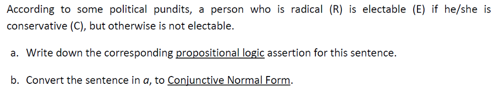 Solved According To Some Political Pundits A Person Who Is 7642