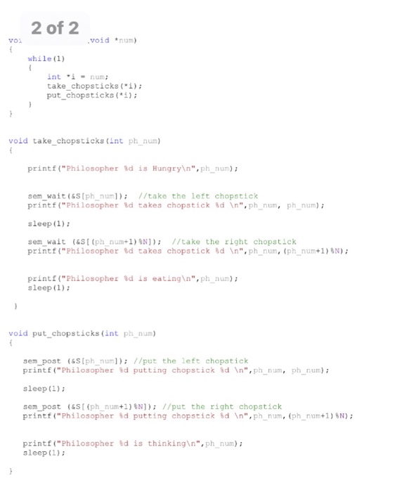 Solved Dining Philosopher's problem is a famous problem in | Chegg.com