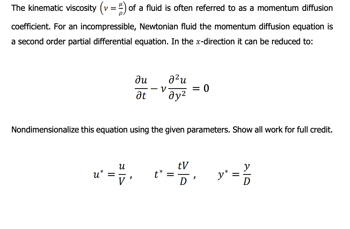 Kinematic viscosity equation mononanax