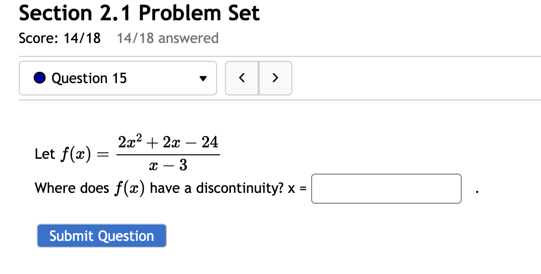 Solved Let F X 2x2 2x 24x 3where Does F X ﻿have A