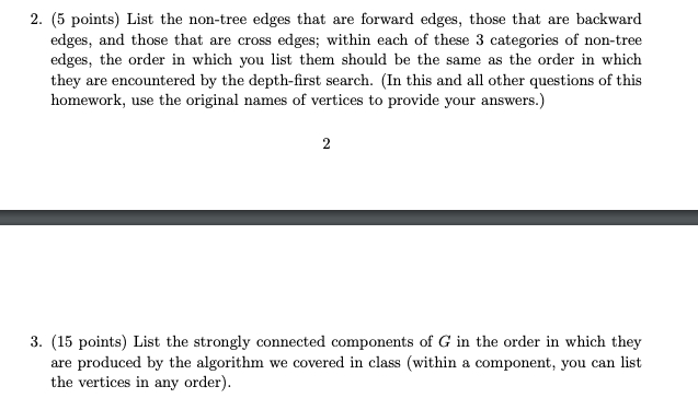 Question 3 30 Points Let G Be A Directed Graph Chegg Com