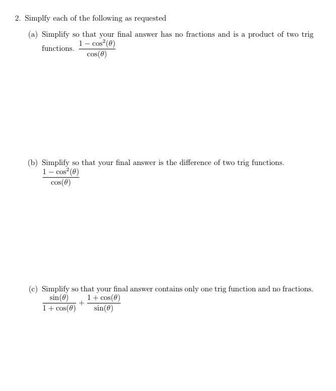 Solved Please explain how you solved these so I can | Chegg.com