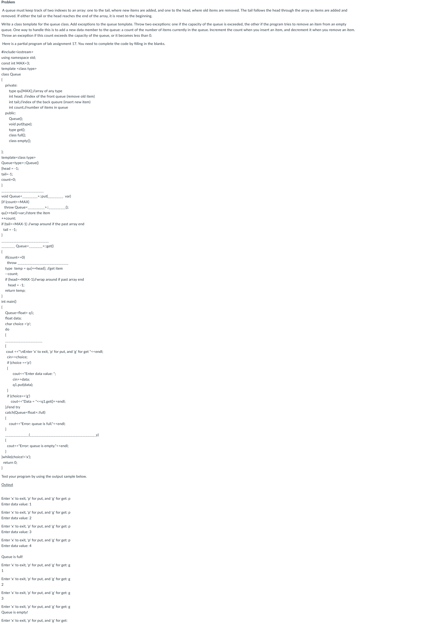 Solved Problemremoved. If either the tail or the head | Chegg.com