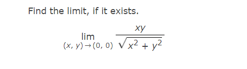 Solved Use The Squeeze Theorem To Find The Limit. | Chegg.com