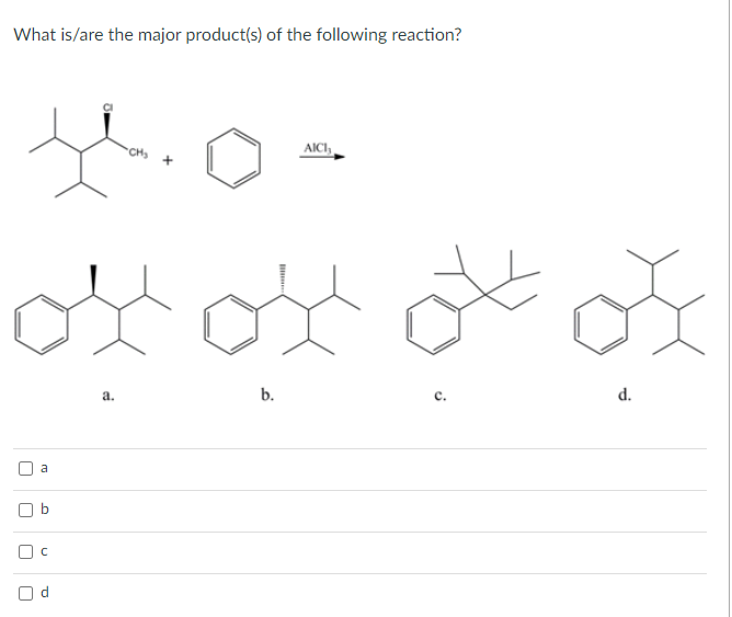 Solved What is/are the major product(s) of the following | Chegg.com