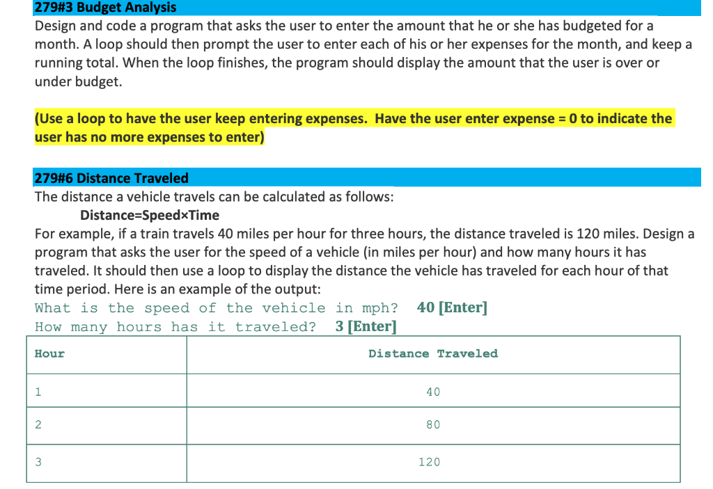 Solved 279#3 Budget Analysis Design and code a program that | Chegg.com