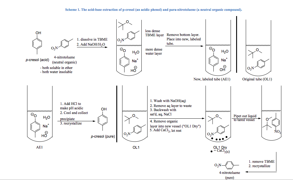 Acid Base Extraction Flow Chart Benzoic Acid
