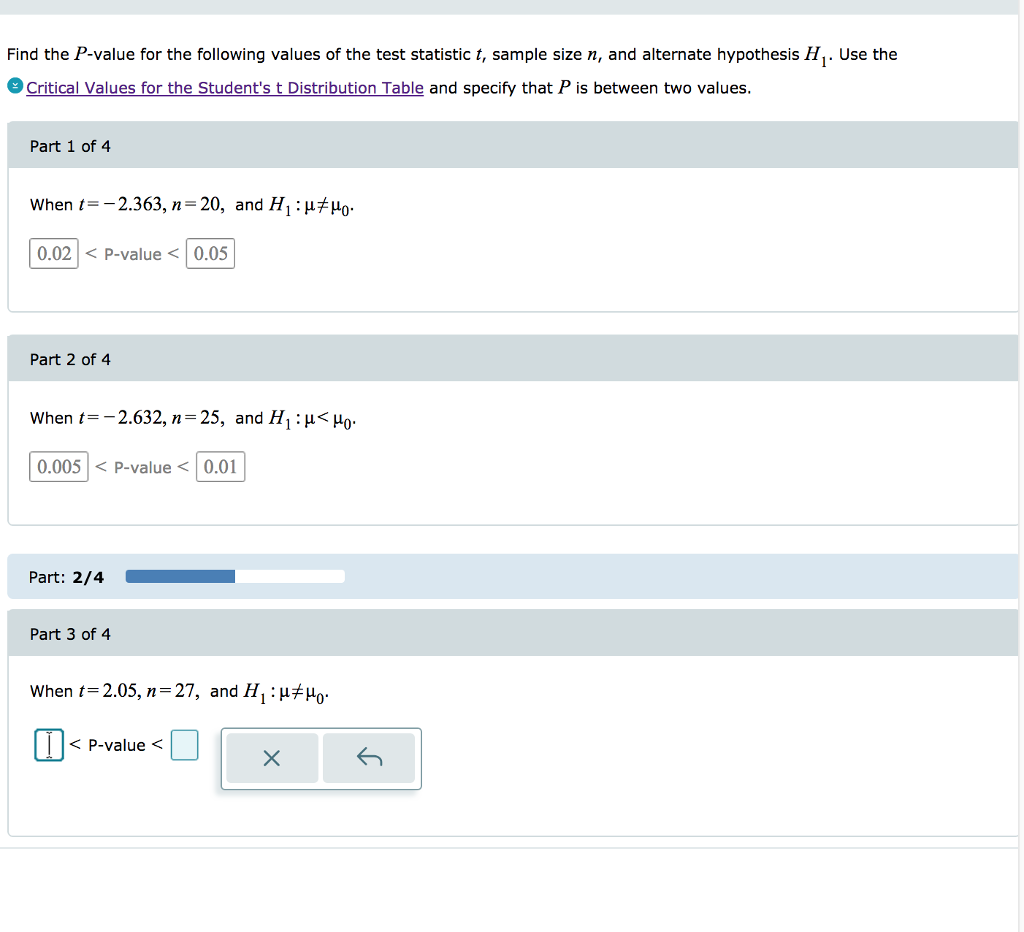 solved-find-the-p-value-for-the-following-values-of-the-test-chegg