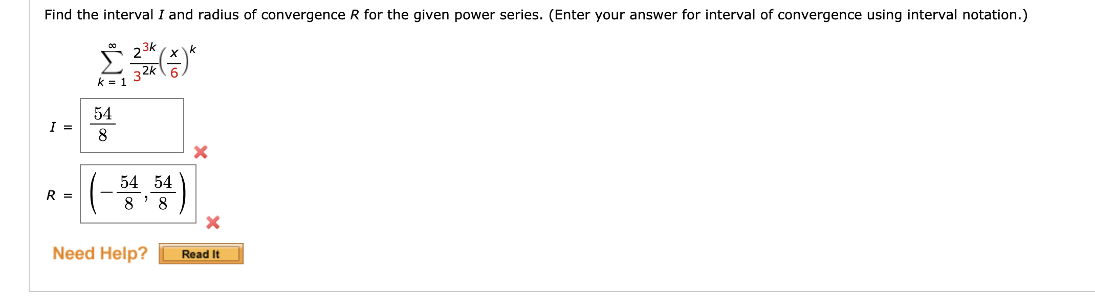 Solved Find The Interval I And Radius Of Convergence R For