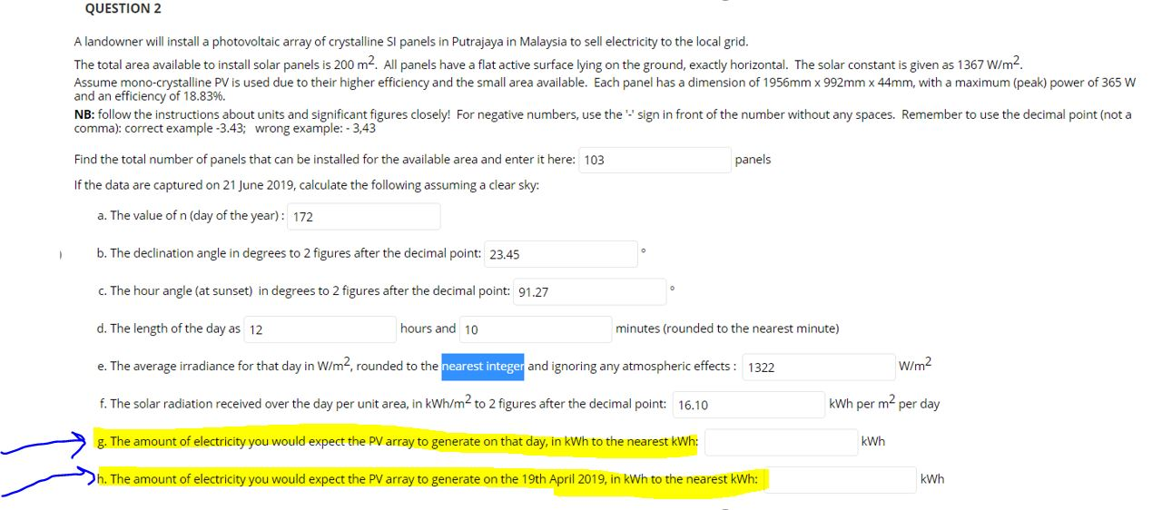 Solved I just need to know answers for part G and H.. please | Chegg.com