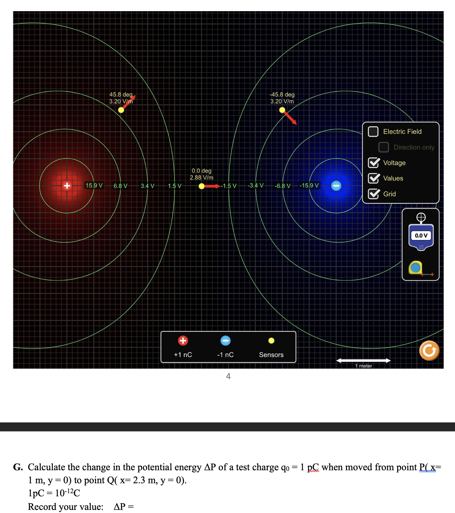 Solved Calculate the change in the potential energy ΔP ﻿of a | Chegg.com