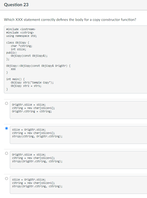 Solved Question 14 In which standard library of C++ is the | Chegg.com