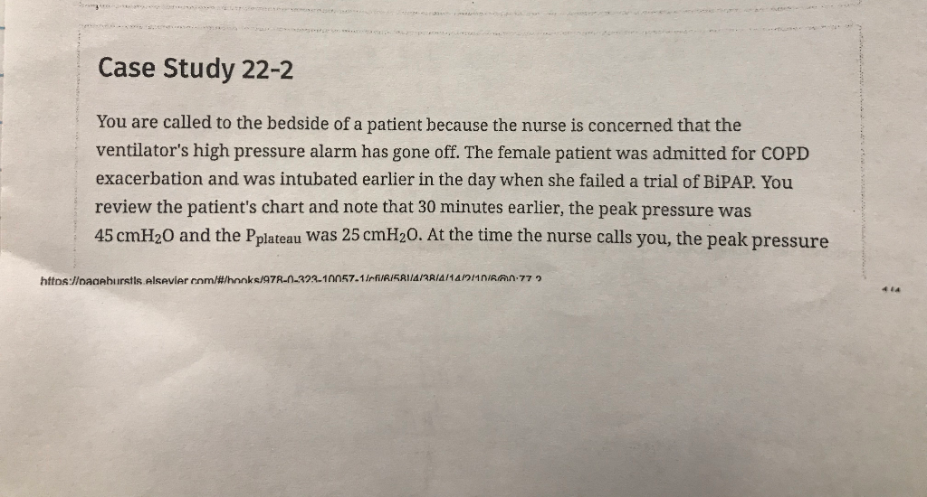 You Are Called To The Bedside Of An Unresponsive 57 Solved Case Study 22-2 You are called to the bedside of a | Chegg.com