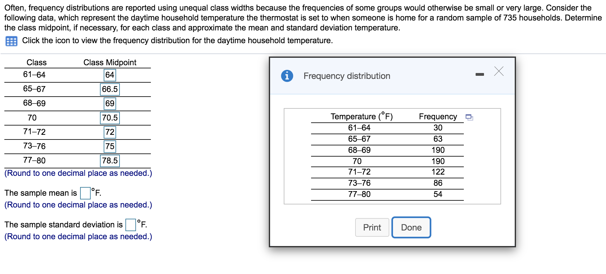Solved Often, frequency distributions are reported using