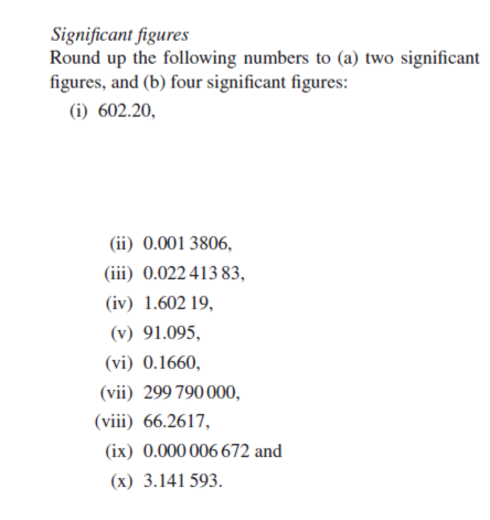 Two deals significant figures