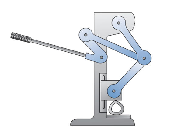 Solved Problem 1: Determine the DOF of the mechanical press 