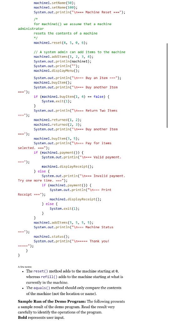 Solved Develop a class called Vending Machine that simulates | Chegg.com