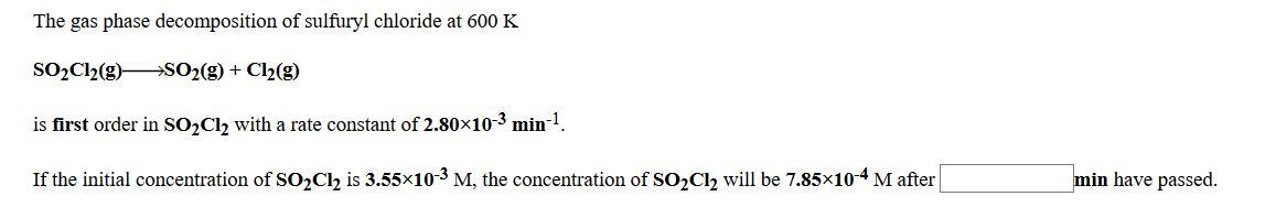 Solved The gas phase decomposition of dimethyl ether at 500 | Chegg.com