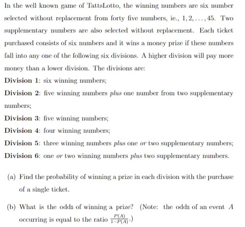 Tattslotto 3 clearance numbers