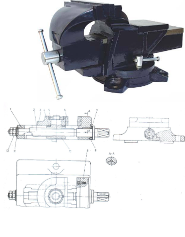 Solved Drawings: An assembly drawing with numbering of all | Chegg.com
