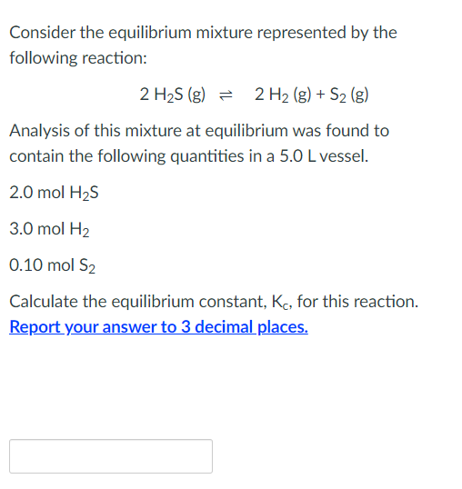Solved Consider the equilibrium mixture represented by the | Chegg.com