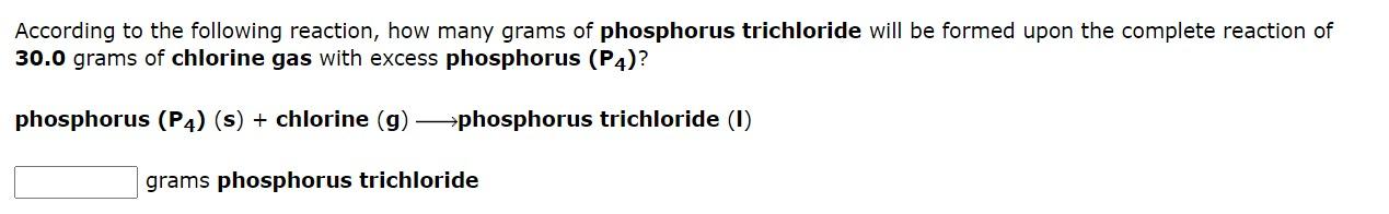 Solved According To The Following Reaction How Many Grams 