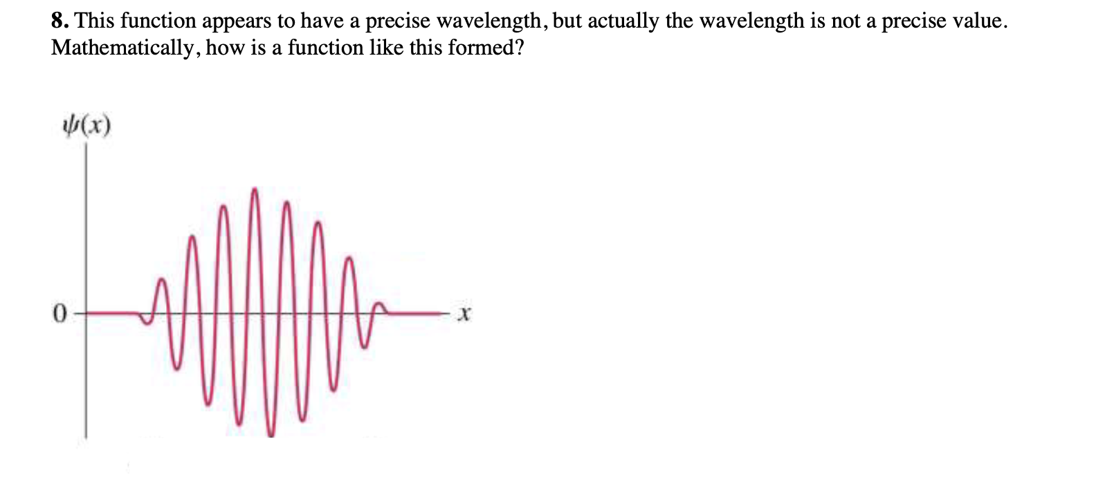 Solved 8. This function appears to have a precise | Chegg.com