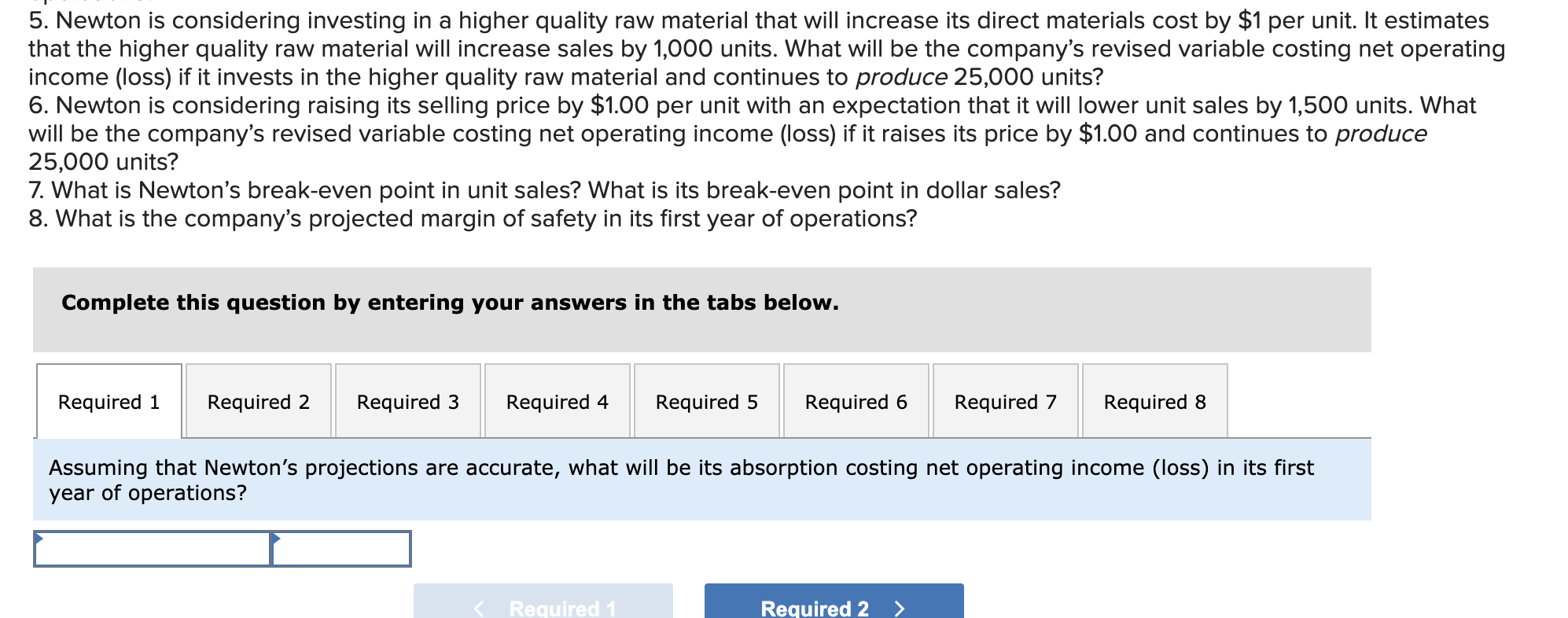 Solved Integration Exercise 3 Absorption Costing, Variable | Chegg.com